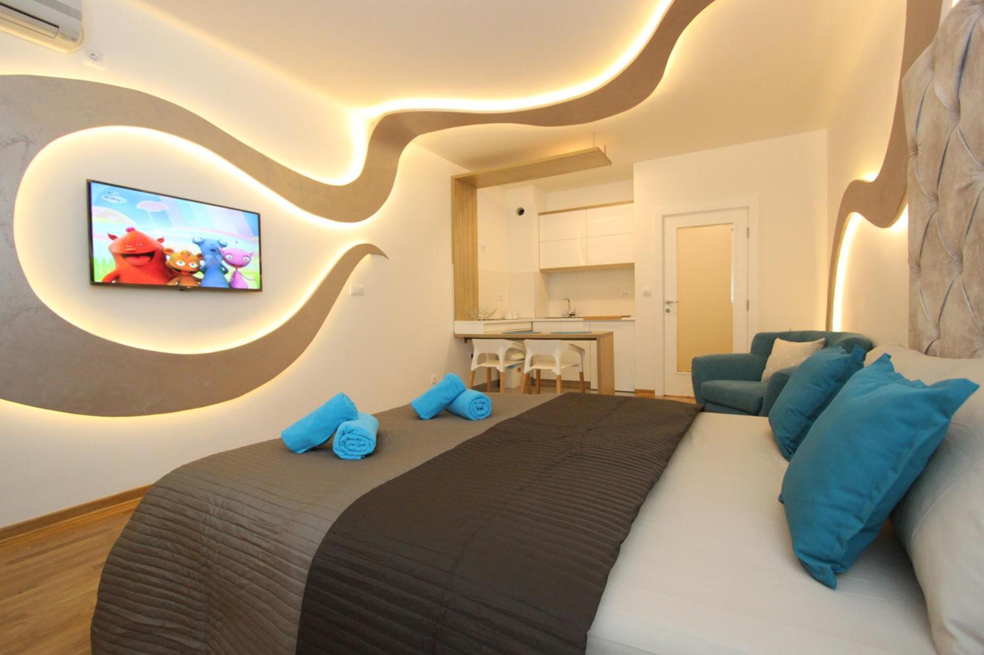 Riviera New Belgrade Apartment, Parking 5 Eur Per Day ภายนอก รูปภาพ