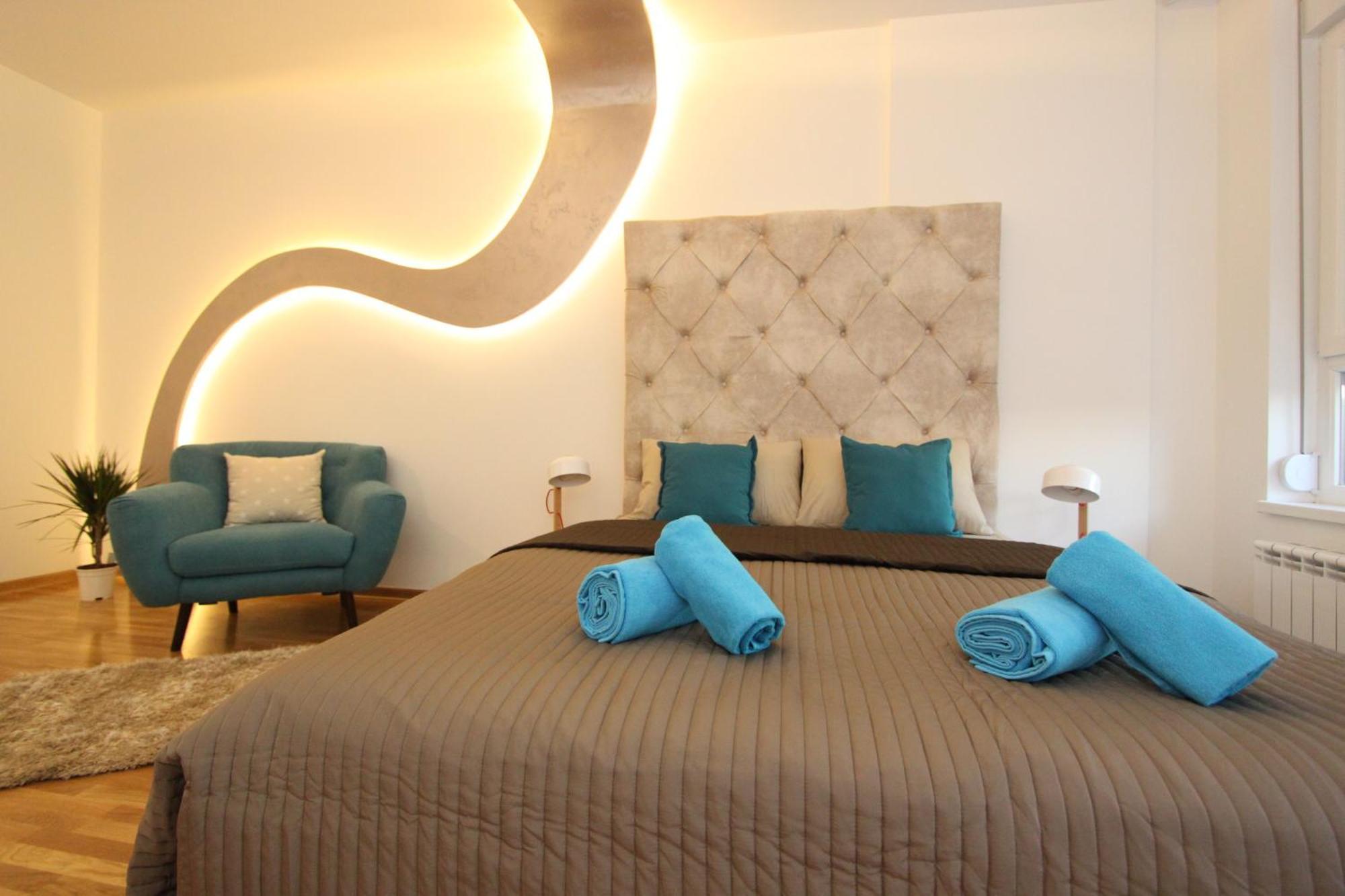 Riviera New Belgrade Apartment, Parking 5 Eur Per Day ภายนอก รูปภาพ