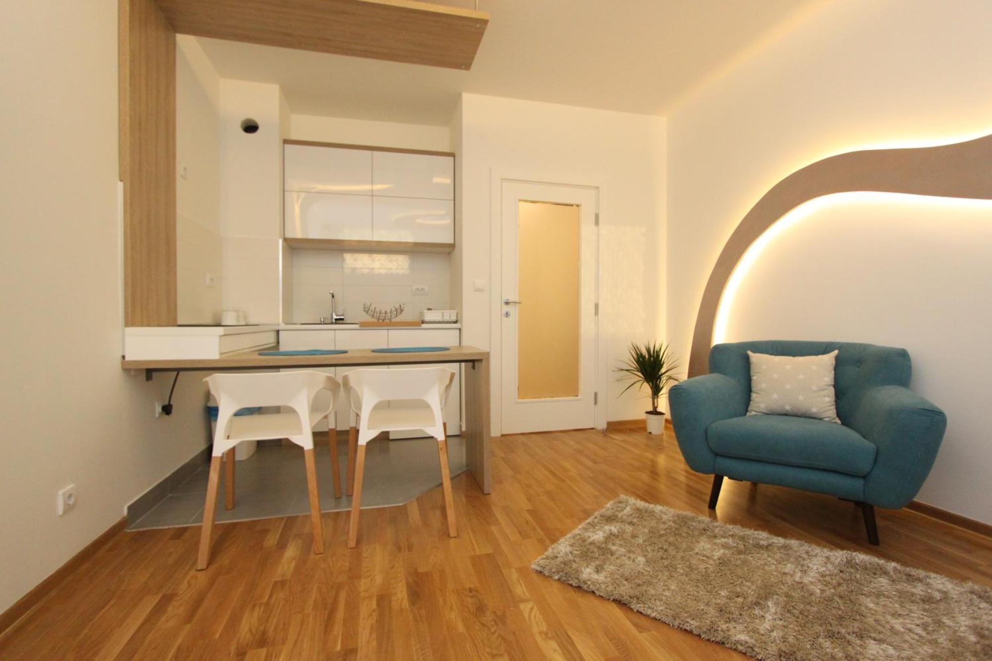 Riviera New Belgrade Apartment, Parking 5 Eur Per Day ภายนอก รูปภาพ